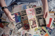 'It's like journaling but better' ... Anna Ryan-Punch is part of a community of 'swappers'.