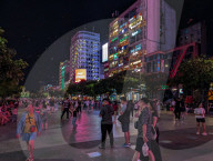 Daily Night Life In Ho Chi Minh City