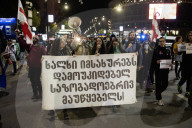 130th Day Of Protest In Tbilisi