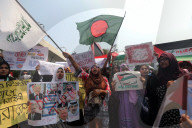 Protest Against Israeli Brutality In Dhaka