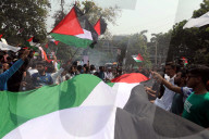 Protest Against Israeli Brutality In Dhaka