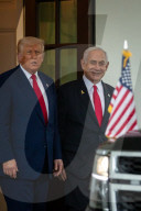 Trump welcomes Netanyahu to the White House