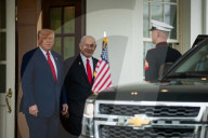Trump welcomes Netanyahu to the White House