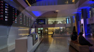 An Electronic Board Displays Information On Recent Fluctuations Of Market Indices At The B3 Stock Exchange In Sao Paulo