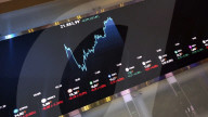 An Electronic Board Displays Information On Recent Fluctuations Of Market Indices At The B3 Stock Exchange In Sao Paulo