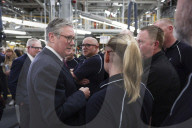 The Prime Minister Keir Starmer and the Chancellor Rachel Reeves visit Jaguar Land Rover