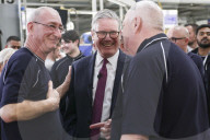 The Prime Minister Keir Starmer and the Chancellor Rachel Reeves visit Jaguar Land Rover