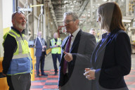 The Prime Minister Keir Starmer and the Chancellor Rachel Reeves visit Jaguar Land Rover