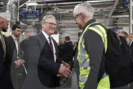 The Prime Minister Keir Starmer and the Chancellor Rachel Reeves visit Jaguar Land Rover