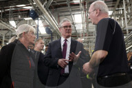 The Prime Minister Keir Starmer and the Chancellor Rachel Reeves visit Jaguar Land Rover