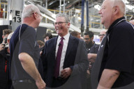 The Prime Minister Keir Starmer and the Chancellor Rachel Reeves visit Jaguar Land Rover