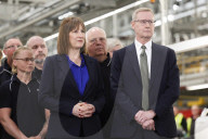 The Prime Minister Keir Starmer and the Chancellor Rachel Reeves visit Jaguar Land Rover