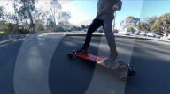 Performance electric skateboard inspired by F-1