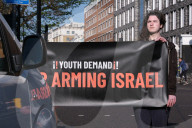 Pro-Palestine Activists From Youth Demand Block A Road In Angel, London