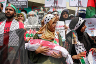 Protest In Dhaka Against Israeli Attack On Palestinians 