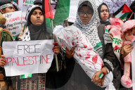 Protest In Dhaka Against Israeli Attack On Palestinians 