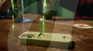Smartphone case flips out over social media scrolling