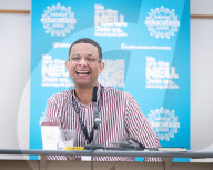 Daniel Kebede, general secretary of the National Education Union speaks at Mander Hall, NEU Headquarters, London,UK. 