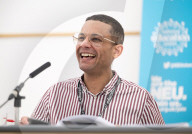 Daniel Kebede, general secretary of the National Education Union speaks at Mander Hall, NEU Headquarters, London,UK. 