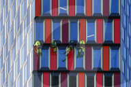 Technicians On High-Rise In Stockholm