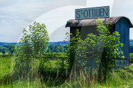 Bavarian Countryside Railway Station St. Ottilien 