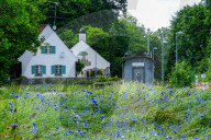 Bavarian Countryside Railway Station St. Ottilien 