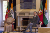 Indian President Droupadi Murmu Meets Portuguese PM Luis Montenegro In Lisbon