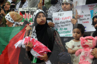 Protest Against Israeli In Dhaka