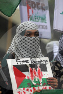 Protest Against Israeli In Dhaka