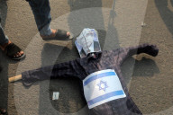 Protest Against Israeli In Dhaka