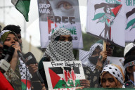 Protest Against Israeli In Dhaka
