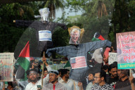 Protest Against Israeli In Dhaka