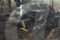 Artillery unit of Ukraine’s 108th Territorial Defence Brigade in Zaporizhzhia region