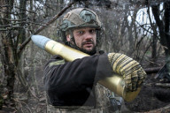 Artillery unit of Ukraine’s 108th Territorial Defence Brigade in Zaporizhzhia region