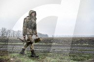 Artillery unit of Ukraine’s 108th Territorial Defence Brigade in Zaporizhzhia region