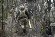 Artillery unit of Ukraine’s 108th Territorial Defence Brigade in Zaporizhzhia region