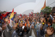 Pro-monarchists Continue To Hit The Streets Of Nepal