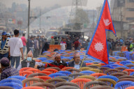 Pro-monarchists Continue To Hit The Streets Of Nepal