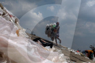 Workers Drying Polythene