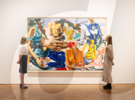 David Salle: Some Versions of Pastoral exhibition at Thaddaeus Ropac gallery, London, UK.