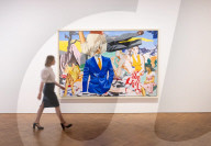 David Salle: Some Versions of Pastoral exhibition at Thaddaeus Ropac gallery, London, UK.