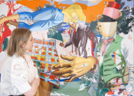 David Salle: Some Versions of Pastoral exhibition at Thaddaeus Ropac gallery, London, UK.