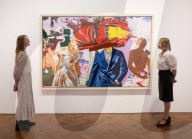 David Salle: Some Versions of Pastoral exhibition at Thaddaeus Ropac gallery, London, UK.