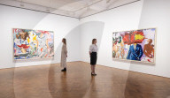 David Salle: Some Versions of Pastoral exhibition at Thaddaeus Ropac gallery, London, UK.
