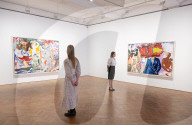 David Salle: Some Versions of Pastoral exhibition at Thaddaeus Ropac gallery, London, UK.