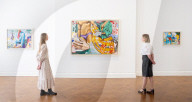 David Salle: Some Versions of Pastoral exhibition at Thaddaeus Ropac gallery, London, UK.
