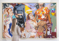 David Salle: Some Versions of Pastoral exhibition at Thaddaeus Ropac gallery, London, UK.