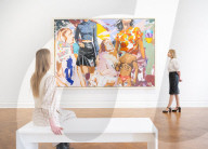 David Salle: Some Versions of Pastoral exhibition at Thaddaeus Ropac gallery, London, UK.