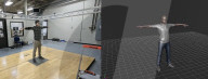 Markerless motion capture for 3D movie animation