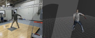 Markerless motion capture for 3D movie animation